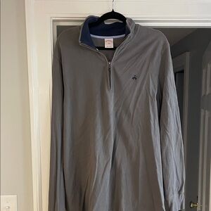 Brooks Brothers Navy and Light Blue Pullover